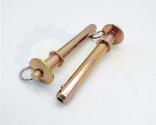 Zinc plated heavy duty retaining ring quick release ball lock pins