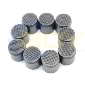 Black sintered vents for injection mold